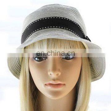 2015 New Fashion England Outdoor Casual Summer Short Brim Cap Women Straw Hat photo-3