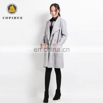 Top Quality Fashionable Gray Down Jacket Coat for Women