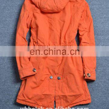 OEM Navy Parka Women Winter Green Coat High Quality Custom-made Fleece Lined With Hooy