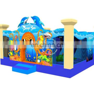 ocean theme inflatable bouncer playground with price list