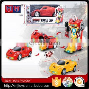 Meijin Toys Series B/O transform robot toy model car for sale