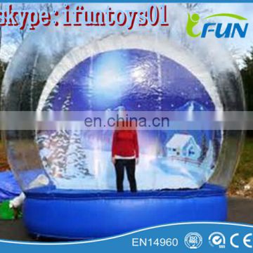 inflatable human snowglobe for sale / inflatable human snow globes christmas / christmas giant human snow globe inflatables