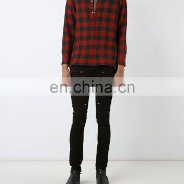 Black Elastic Cotton Super Skinny Jeans the Size of This Commodity is Small Half Tight Pants photo-2