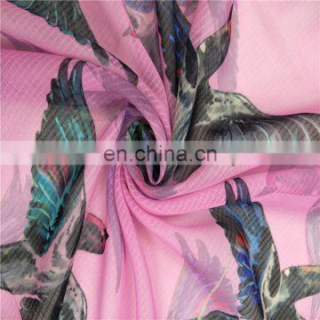 Custom New Print Digital Print Knit Fabric 95% Rayon 5%spandex Rayon Elastic Single Jersey Fabric