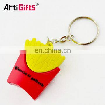 Custom 2d or 3d Rubber Soft PVC Key Holder Key Chain Keyring