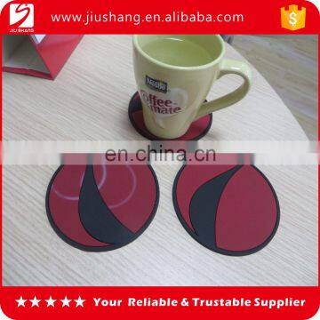 2016 heatproof pvc coaster for coffee mat with changing color