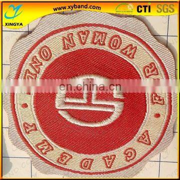 Round Woven Technic Hand Embroidered Badges