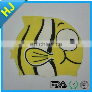 Silicone Cartoon Swim Cap Kids