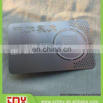 Business Card Etched Business Card Stainless Steel Etched Business Card photo-4