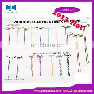 wholesale elastic loop/elastic loop knot for hangtag