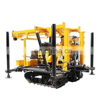 Crawler 100-600meter Portable hydraulic Water Well Drilling Rig Price