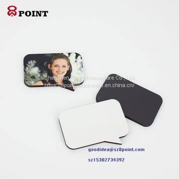 wholesale tourist souvenir gift Subllimation MDF fridge Magnet