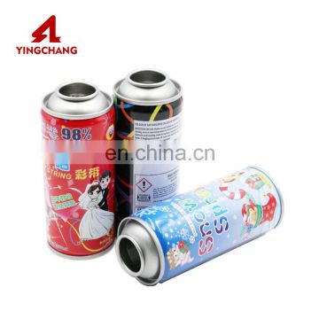 Funny empty refillable aerosol spray can for snow spray