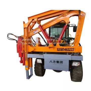 China Hot Sale Highway Guardrail Pile Driver Machine Installer photo-5