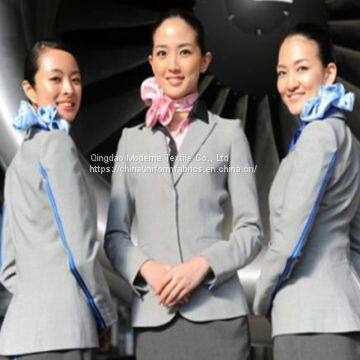 Aviation Cabincrew Air Hostess Uniform Fabric