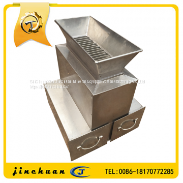 Offer stainless steel / galvanized sample riffle splitter for lab