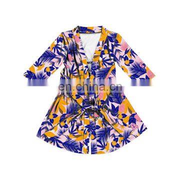 Bridal Dressing Gown Women Floral Robe Bridesmaid Kimono Sleepwear photo-6