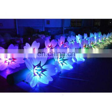 Cheap Stage Standing Decoration Night Party Props Blown Up Shape LED Lighted Inflatable Flower photo-6
