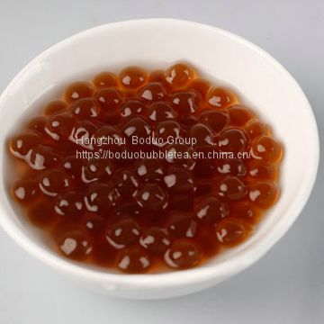 Mango Flavored Popping Boba Boduo bubble tea raw material china supplier factory