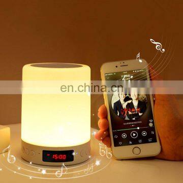 DDP Shipping Wholesale Multifunction Smart Bluetooth Speaker Night Light Colorful Music Player Touch Table Lamp photo-2