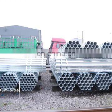 Greenhouse gi steel pipe Pre galvanized tube Tianjin factory