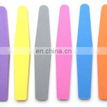 Professional Round Abrasive Sponge Custom Printed 80 100 120 150 180 240 Grit Finger Nail File photo-3