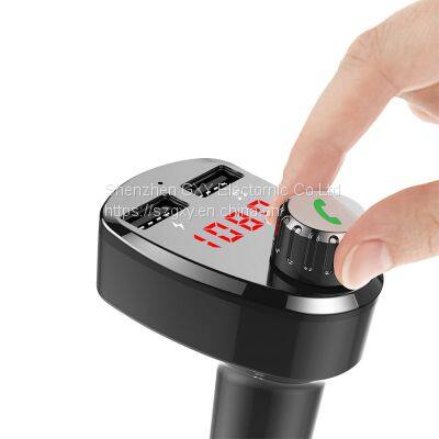 G13 Wireless Bluetooth FM Radio Adapter Music Player FM Transmitter Car Kit With Hands Free Calling photo-2