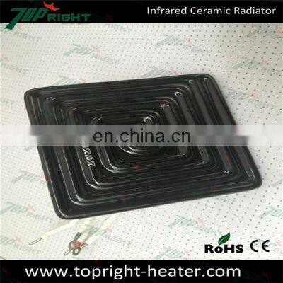 Factory Ceramic Heating Plate Far Infrared Ceramic Heating Brick BGA Rework Station Dedicated 122*122MM photo-2