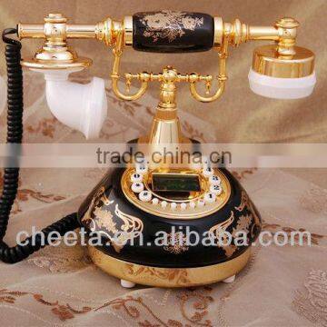 beautiful antique telephone with caller id