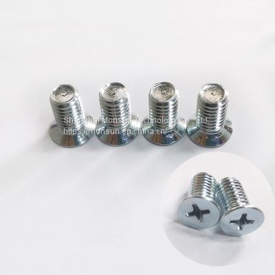 Machine Screw With Cross Countersunk Head Zinc Plated Cabinet Handle Screws Supplier