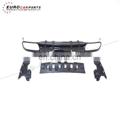 2019 Year W205 C63 Rear Diffuser Fit for C Class W205 C63 2 Door 4 Door Rear Diffuser With Tips photo-5