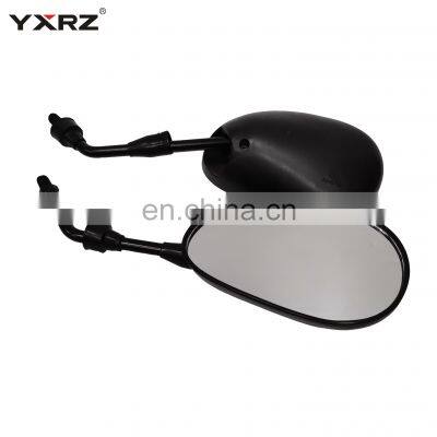 Universal 22mm Handlebar Flat Convex Glass Right Left Side Fitment HERO SPLENDOR Wide Angle Rearview Motorcycle Mirror photo-5