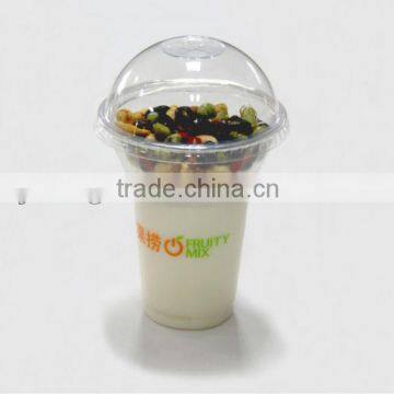 12oz PET ice cream cup, plastic cup, customized logo up to six colors