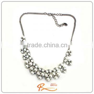 New design fashion low price pearl necklace costume jewelry