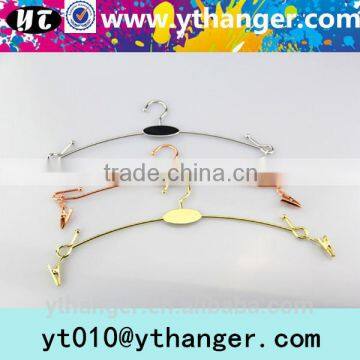 YY472 sexy lingerie metal hanger women underwear copper metal hanger for bra and panty