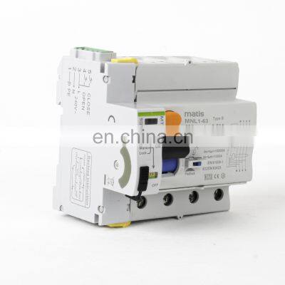 MT54RA remote control Automation recloser match 2P 40A 30mA RCCB type B circuit breaker