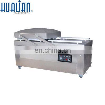 HVC-820S/2B Hualian Heat Sealing Food Plastic Bag Double Chamber Packaging Packing Vacuum Machines