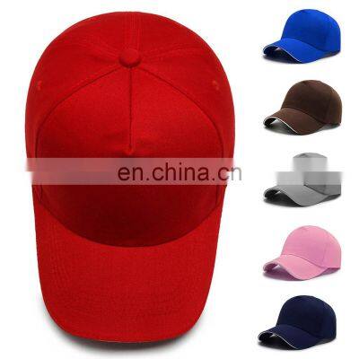 Custom Logo Designer Plain, Blank Adjustable Advertising Baseball Hat Cap Printing Embroidery Pattern Sports Gorras 5 Panel Hat/