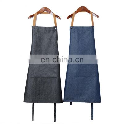 Custom Heavy Duty Apron, Baking Cooking Printed Canvas Apron With Two Pockets 100% Organic Cotton Apron/