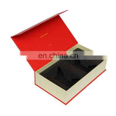 Book Shaped Magnet Closure Paperboard Packaging Gift Box Cardboard Cover Flap Box for Cosmetic