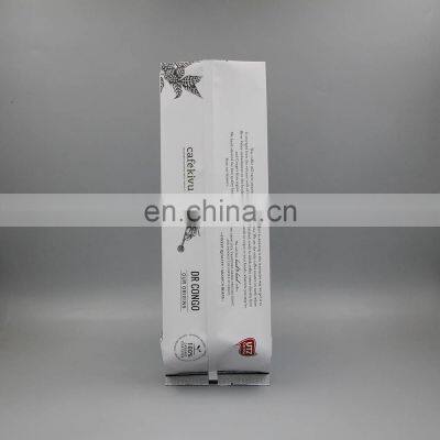 Coffee Bags With Valve Wholesale Hot Sale Classic Coffee Sachet Flat Bottom Bag With Zipper Valve Foil Food Grade Coffee Bags