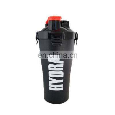 Custom Logo BPA Free Double Mixer Gym Protein Shaker Bottle for Sale photo-2