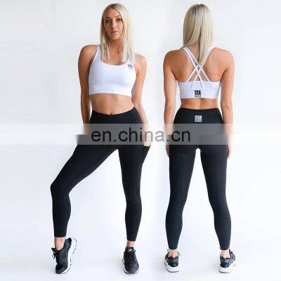 Slim Newly Designed High Quality Women Active Yoga Fitness Wear With Sport Bra And High Waist Breathable Legging photo-2