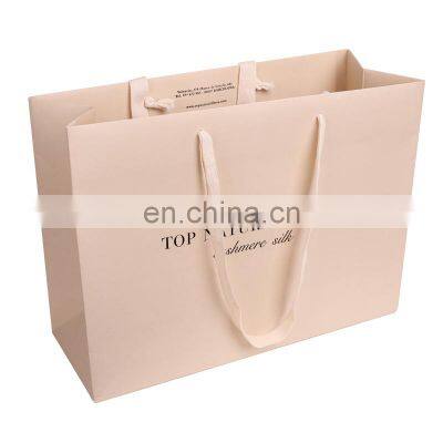 Custom Printed Personalized Matte Laminated Retail Shopping Euro Tote Paper Bag With Logos photo-4