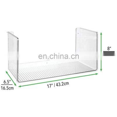 Acrylic Wall Mount Towel Organizer Shelf for Kitchen, Bathroom,Bedroom