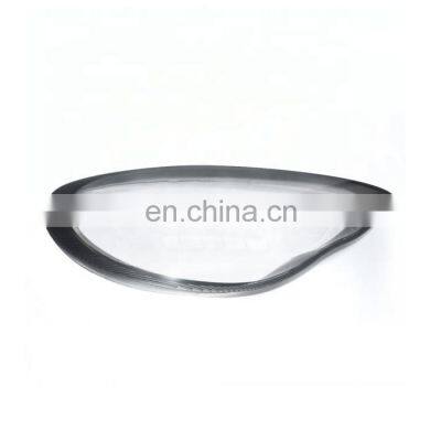 Front Headlight Headlamp Transparent Lens Cover Lampshade  Silver Border Fit For Porsche Panamera 2010-2014