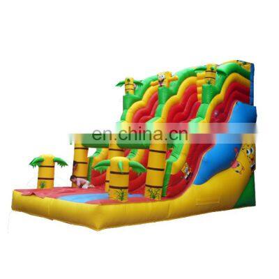 Hot new design Jungle theme guangzhou giant inflatable pool slide for adult