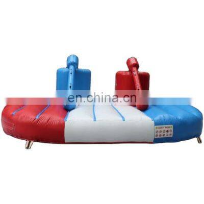 Inflatable jousting arena battle gladiator fighting game for adult and children