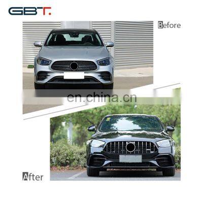 GBT Car bumpers for benz E 63 class automotive parts mercedes benz E 63 class toppik kit 2020