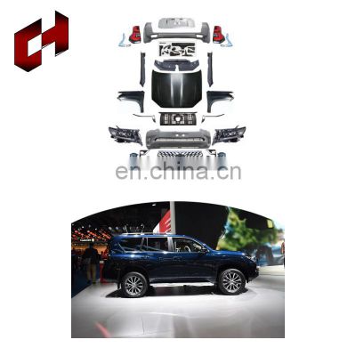 CH High Quality Auto Modified Engineer Hood Spoiler Headlight Whole Bodykit For Toyota Prado 2010-2014 To 2018